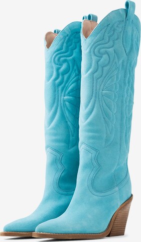 Bottes de cowboy 'New-Kole' BRONX en bleu