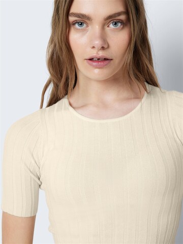 Pull-over 'FREYA' Noisy may en beige