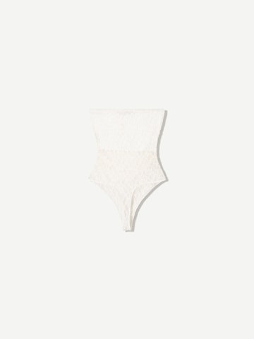 Shirtbody Bershka en beige