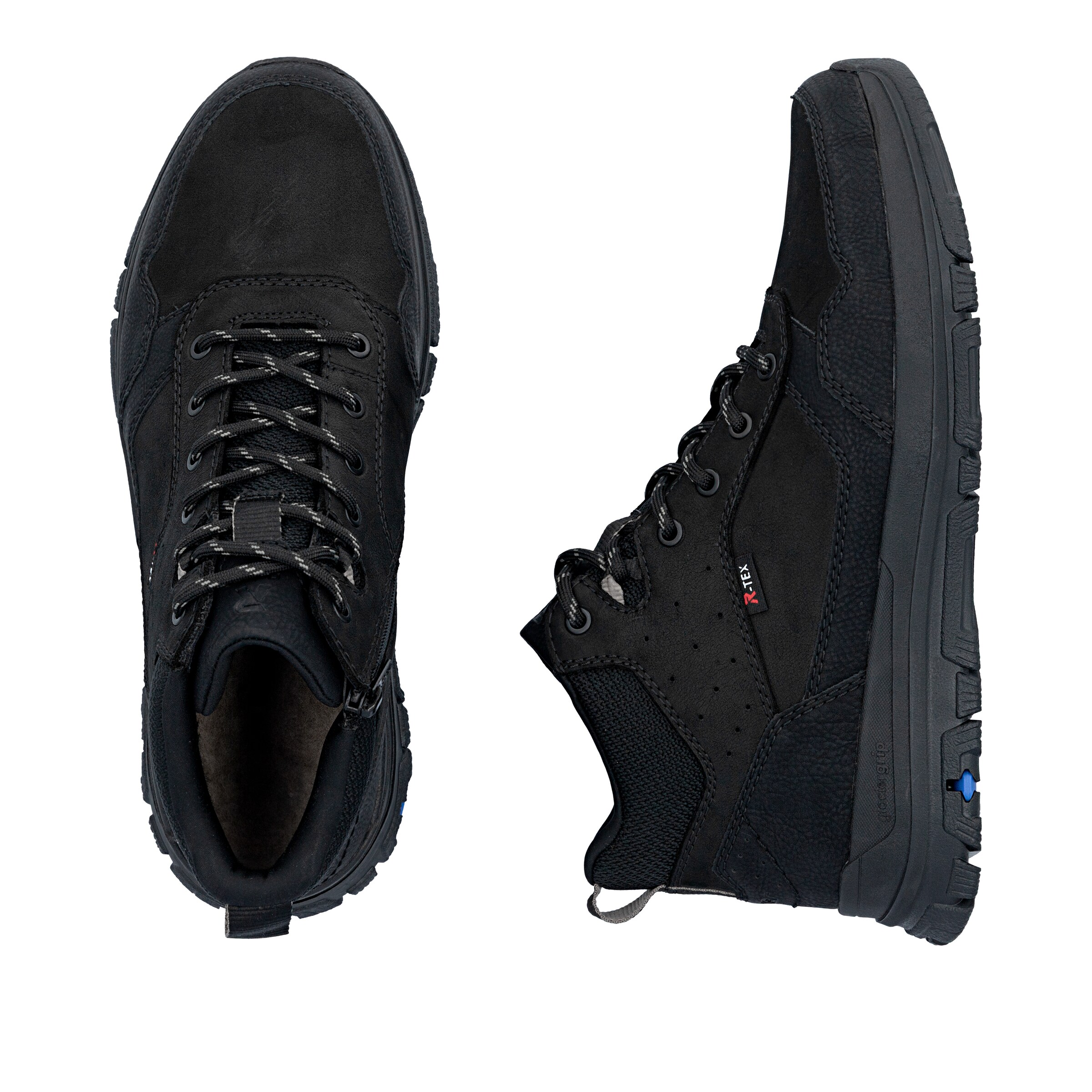 Bottes à lacets Rieker en noir