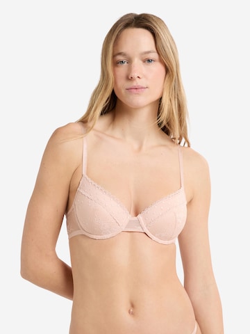 ETAM T-shirt Bra 'Plume' in Pink: front