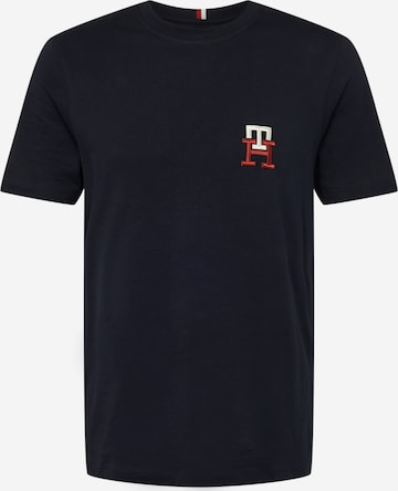 Tricou de la TOMMY HILFIGER pe albastru: față