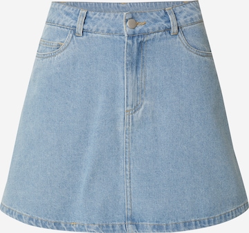 Jupe 'PCABBI' PIECES en bleu : devant