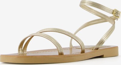 Bershka Remienkové sandále - zlatá, Produkt