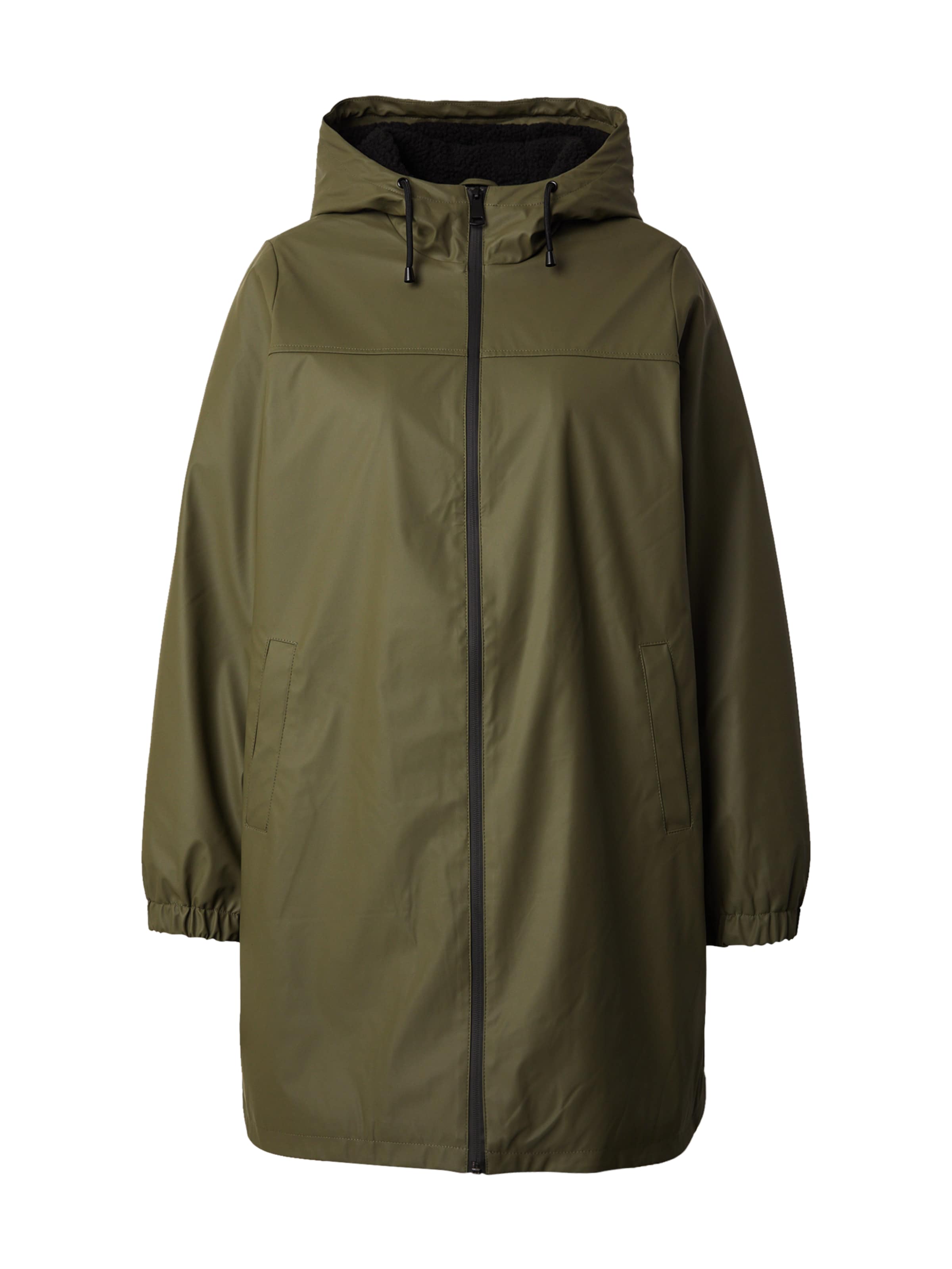 Vero Moda Curve Between-Seasons Coat 'VMCasta' in Green: front