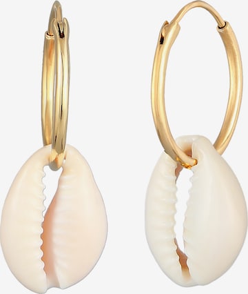 ELLI Earrings in Gold: front