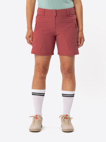 VAUDE Regular Outdoorbroek 'Altissimo' in Rood: voorkant