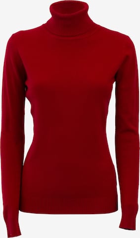 Influencer Pullover in Rot: predná strana