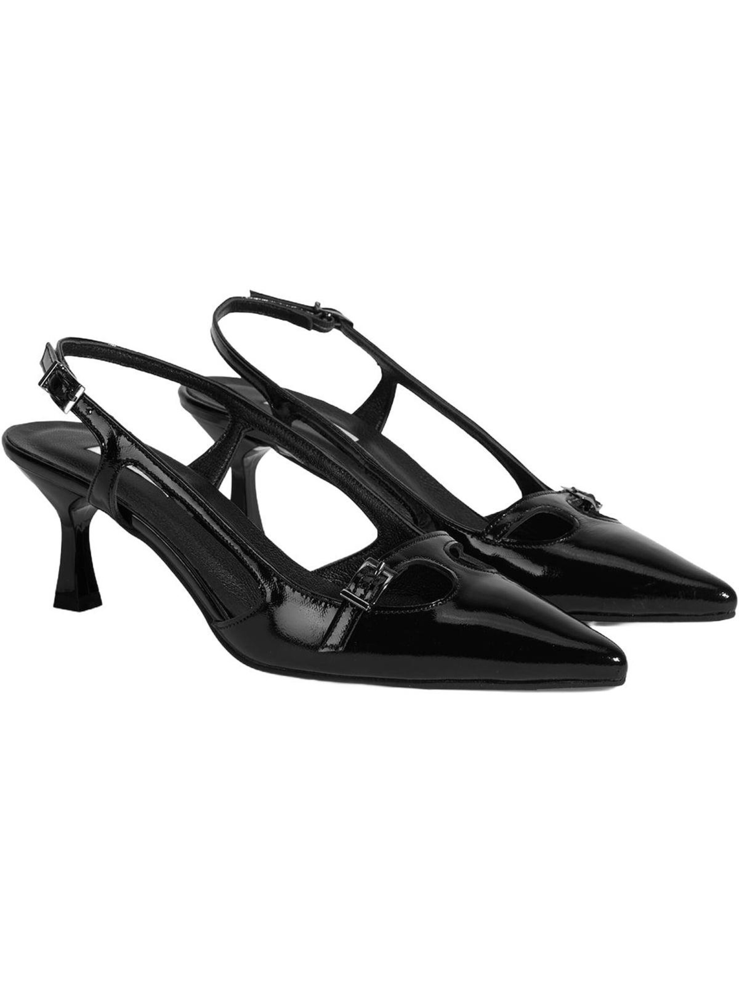 Desa Slingpumps 'High Heels' in Zwart: voorkant