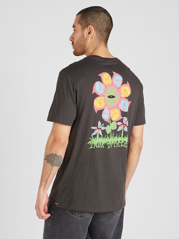Volcom T-Shirt 'FLOWER BUDZ' in Grau: predná strana