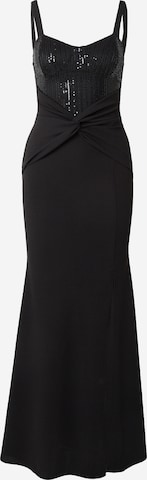 Robe de soirée 'EVA' WAL G. en noir : devant