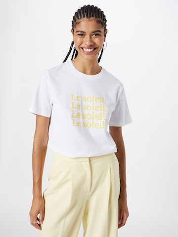 Les Petits Basics Koszulka w kolorze biały: przód