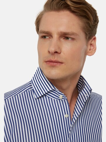 Coupe regular Chemise Boggi Milano en bleu