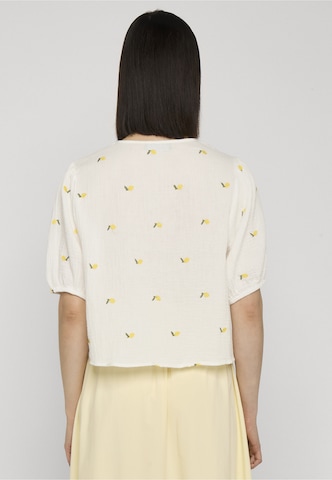 Estelou Blouse 'Lemon' in White
