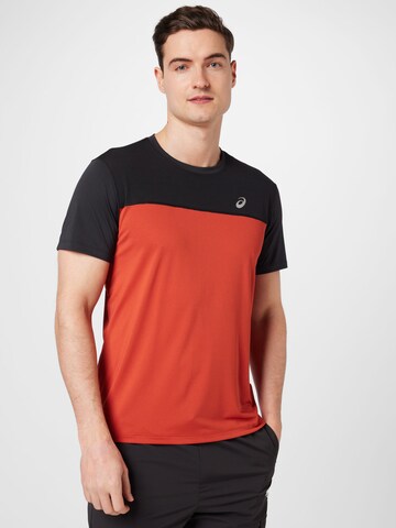 ASICS - Camiseta funcional 'RACE' en negro: frente