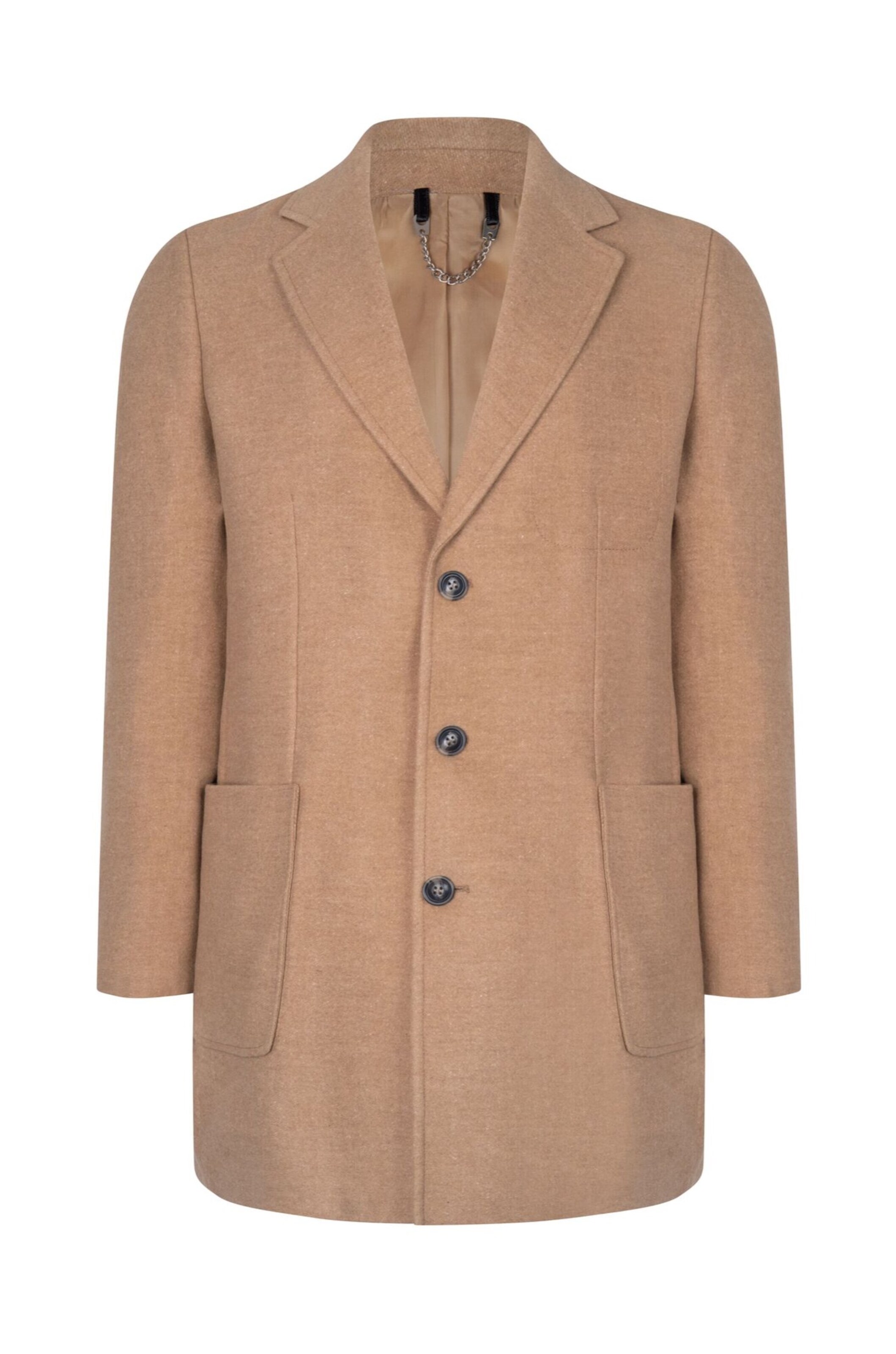 Ron Tomson Tussenjas in Beige: voorkant
