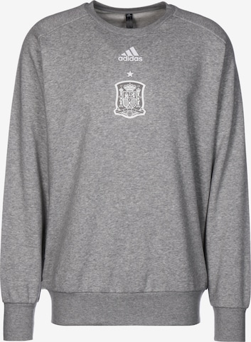 ADIDAS PERFORMANCE Sportsweatshirt 'Spanien Seasonal Special EM 2021' in Grau: predná strana