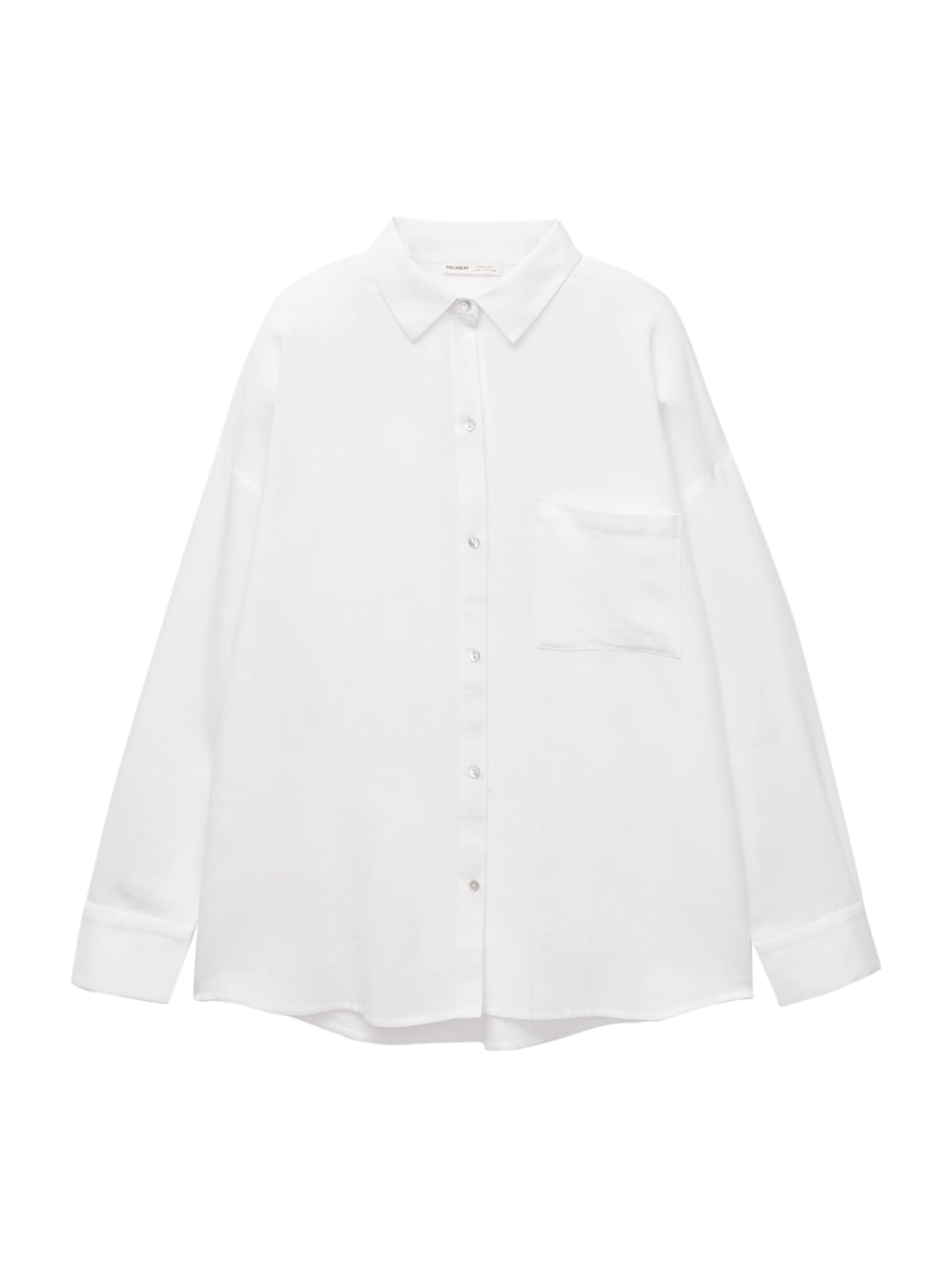 Pull&Bear Blouse in White: front