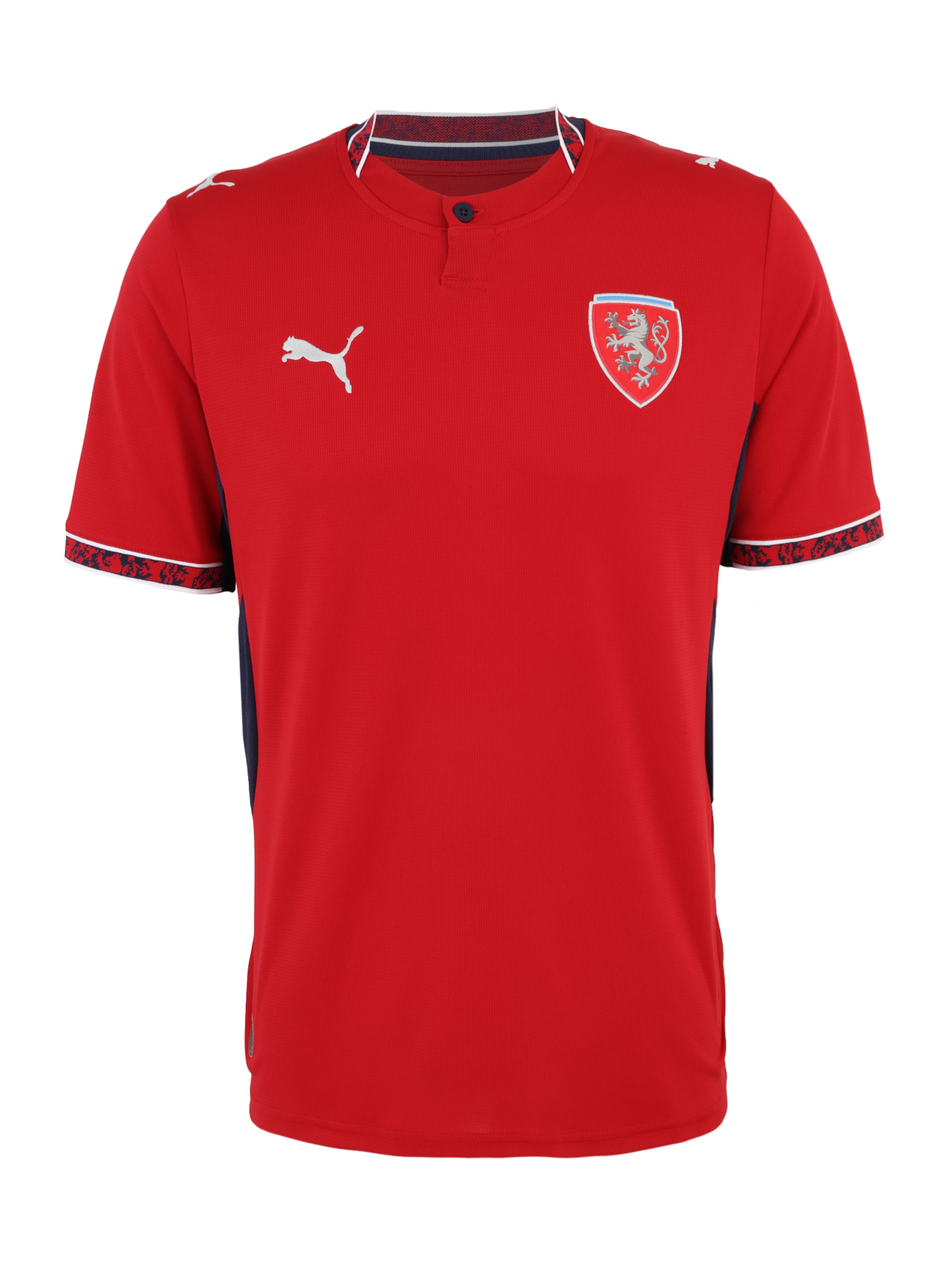 PUMA Spordisärk 'Tschechien 2026', värv punane: eest vaates