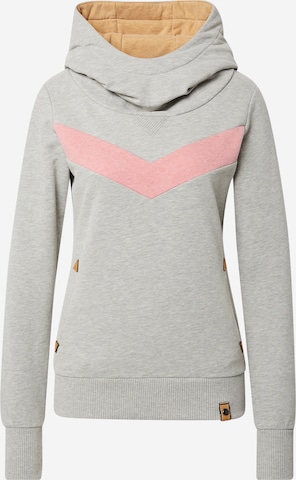 Fli Papigu Sweatshirt 'Winning has a Price' in Grey: front