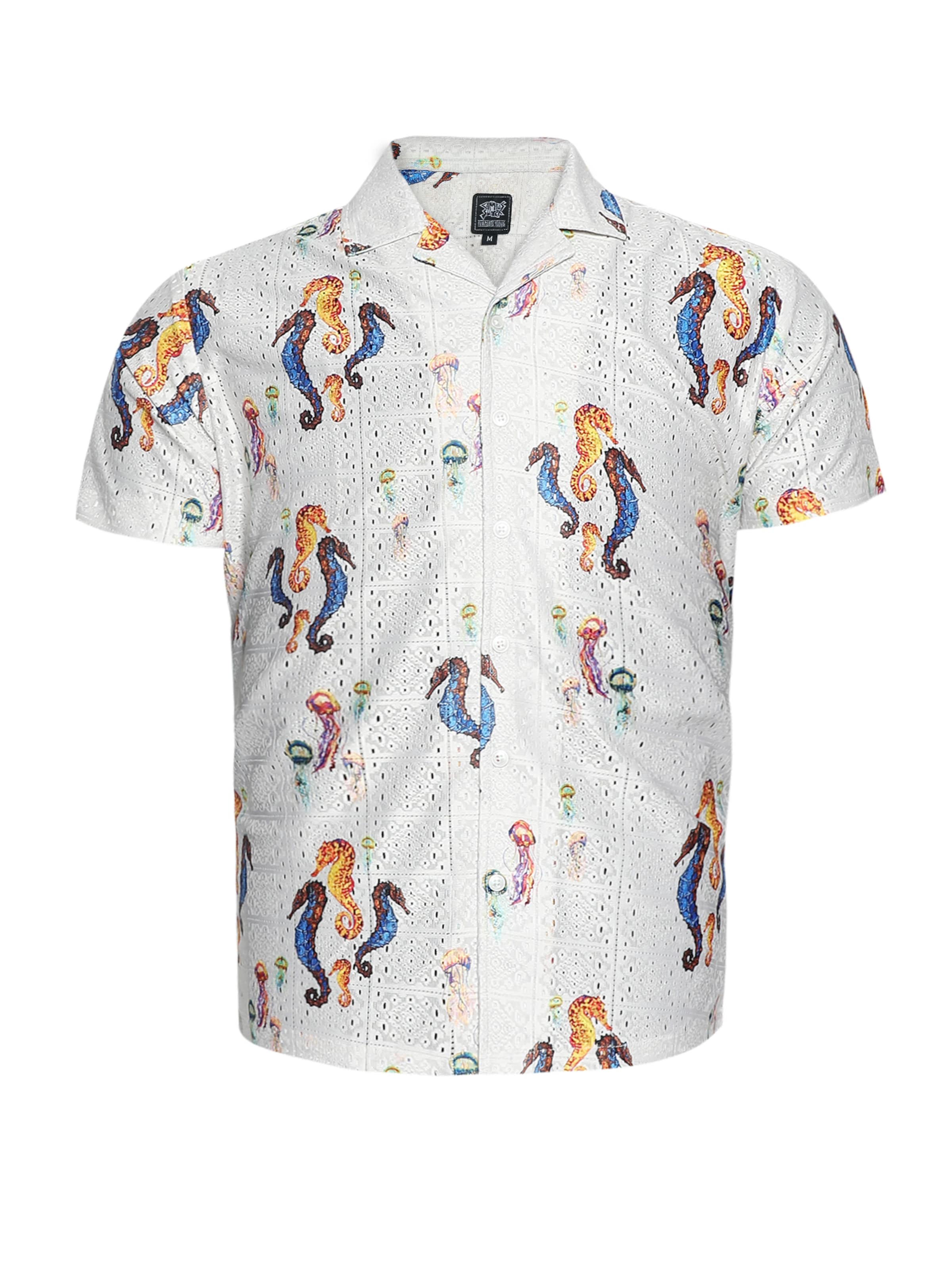 Campus Sutra - Regular Fit Camisa 'Titus' em branco: frente