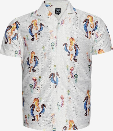 Campus SutraRegular Fit Košulja 'Titus' - bijela boja: prednji dio