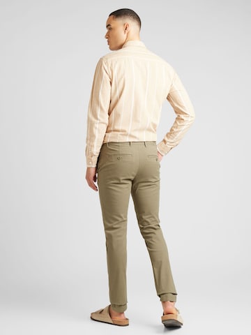 žalia TOMMY HILFIGER Prigludęs „Chino“ stiliaus kelnės 'BLEECKER ESSENTIAL'