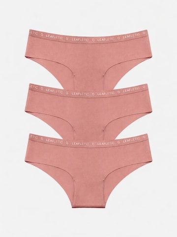 LEAFLETIC Panty‌ in Pink: Vorderseite