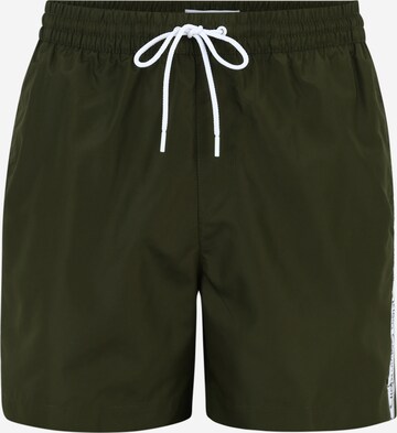 Calvin Klein Underwear Plavecké šortky – zelená: přední strana