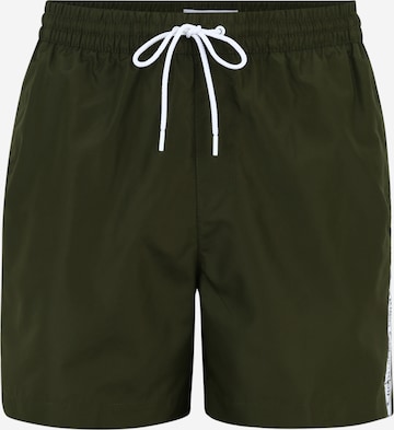 Shorts de bain Calvin Klein Underwear en vert : devant