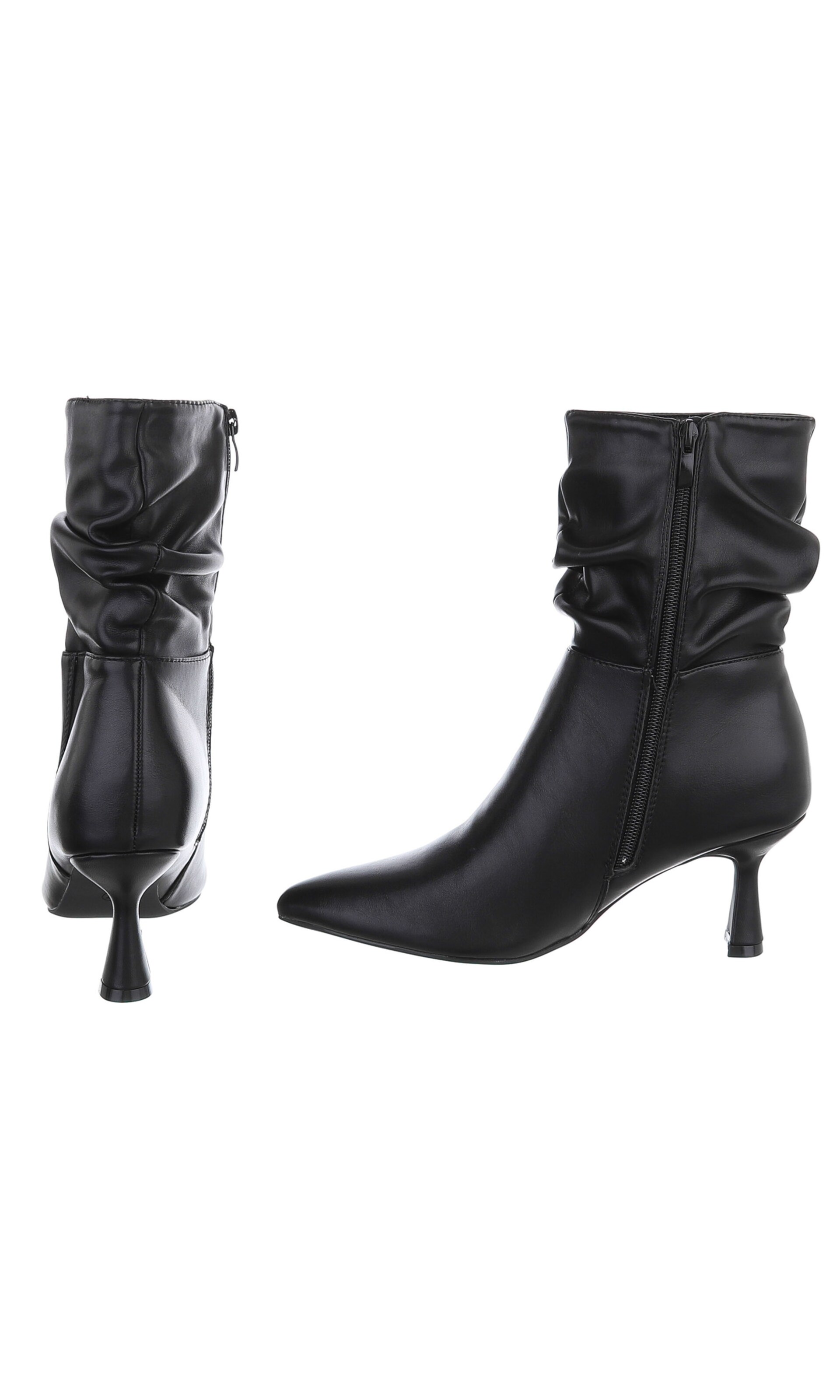 Ital-Design Stiefelette in Schwarz