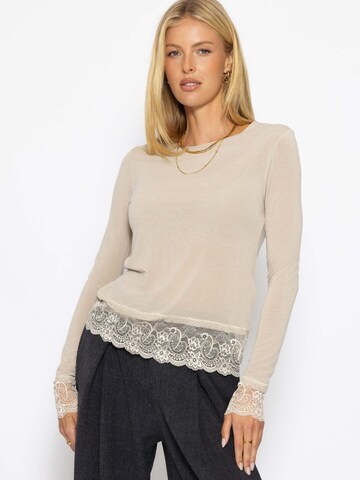 SASSYCLASSY Shirt in Beige
