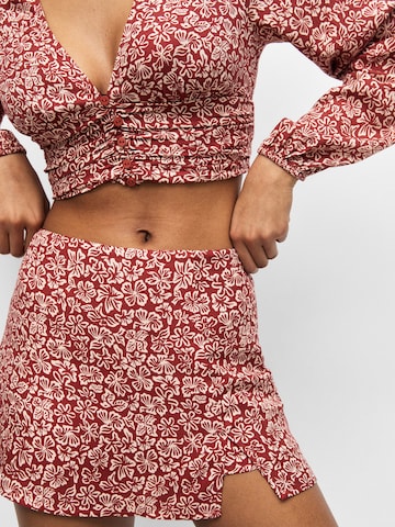 Pull&Bear Rok in Rood