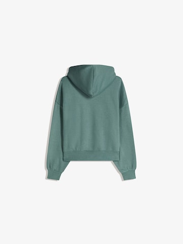 Bershka Majica | zelena barva