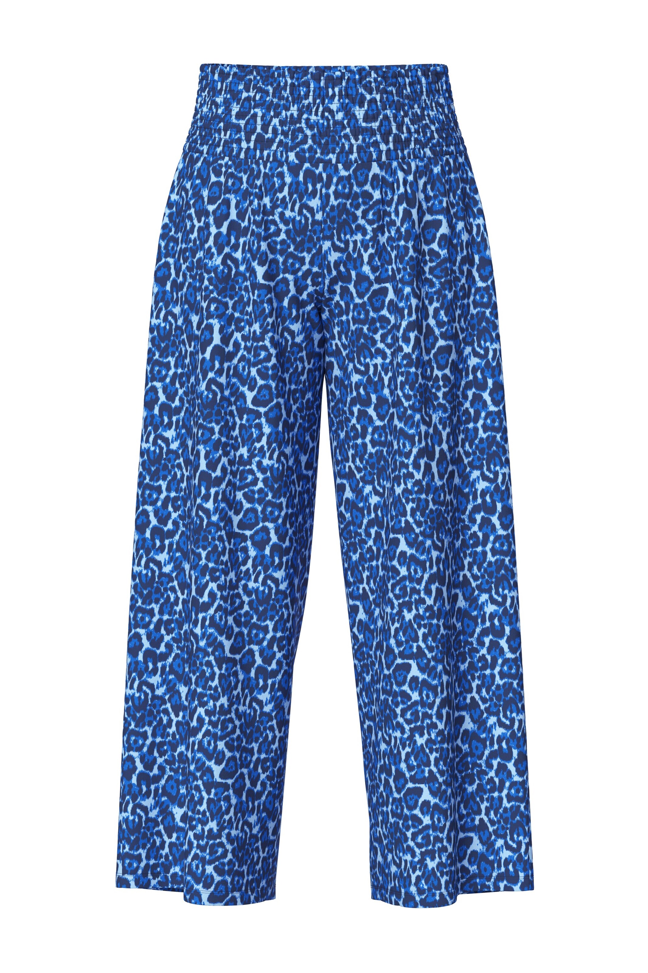 Ulla Popken Trousers with creases in Blue: front