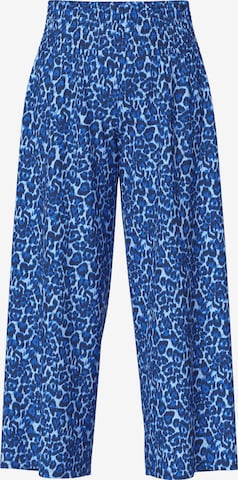 Ulla Popken Trousers with creases in Blue: front