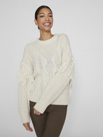 VILA Sweater 'Aksina' in White: front