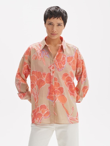 OPUS Blouse 'Fenlo' in Beige: voorkant