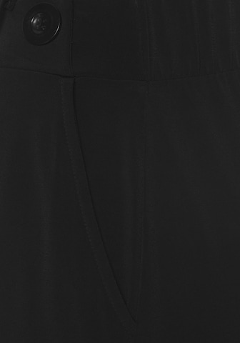 LASCANA Wide Leg Hose in Schwarz