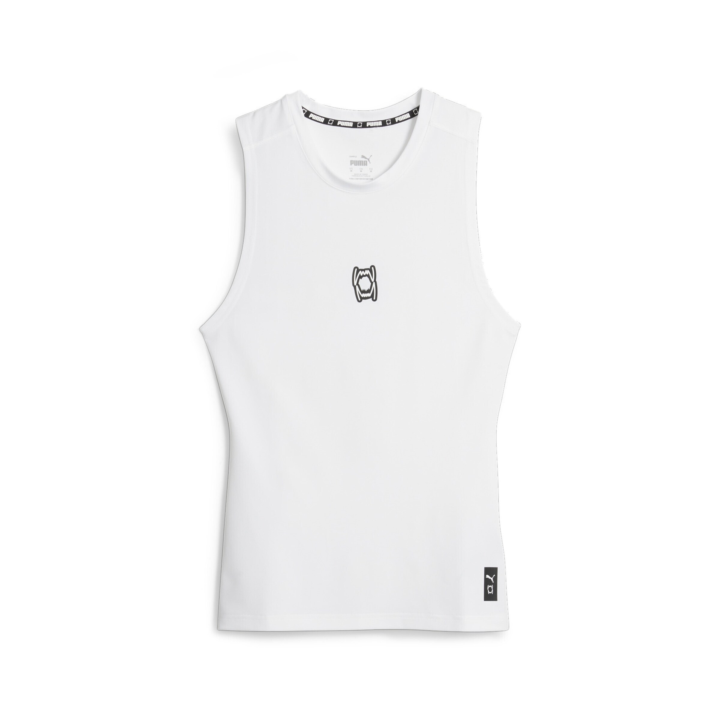 PUMA Performance shirt 'Hoops Team' in White: front