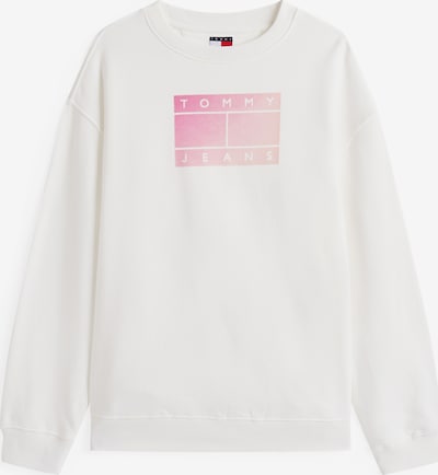 Tommy Jeans Sweater majica u rosé / svijetloroza / bijela, Pregled proizvoda