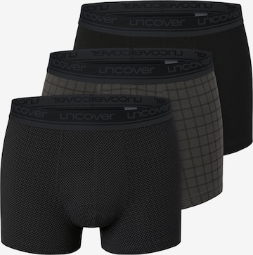 uncover by SCHIESSER Trunks 'Cotton' in Grau: Vorderseite