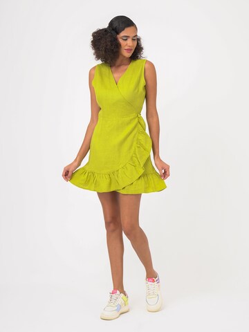 FRESHLIONS Sommerkleid 'Mailinda' in Grün