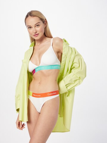 Triangle Soutien-gorge Calvin Klein Underwear en blanc