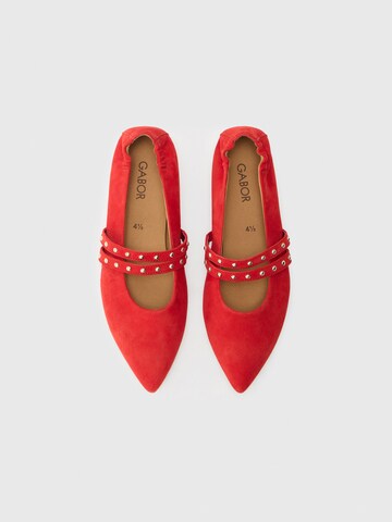 GABOR Strap ballerina in Red