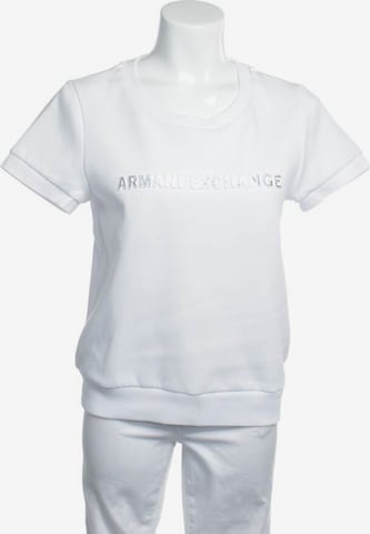 ARMANI EXCHANGE Top & Shirt in S in White: front