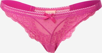 Hunkemöller Tanga – pink: přední strana