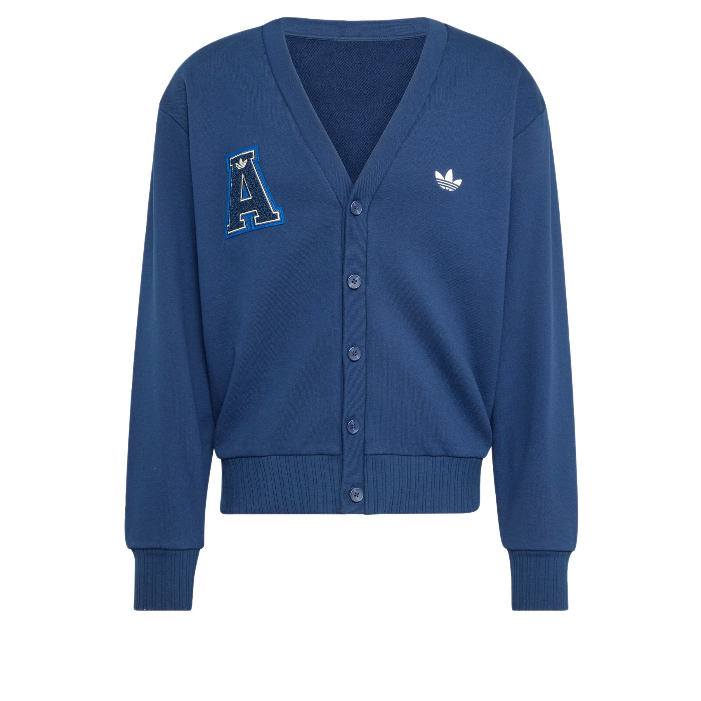 ADIDAS ORIGINALS Ζακέτα φούτερ 'Varsity' σε μπλε: μπροστά