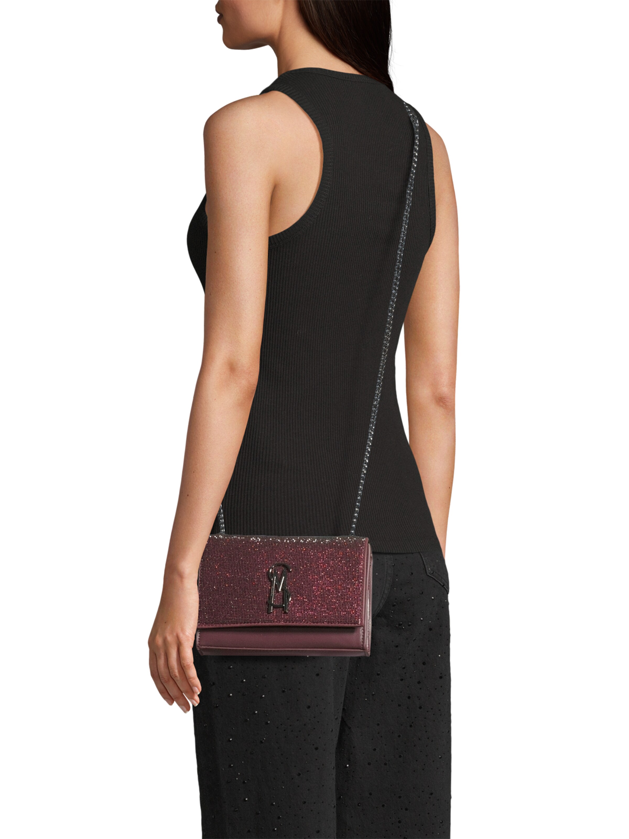 STEVE MADDENTorba preko ramena 'Bramonem' - crvena boja: prednji dio