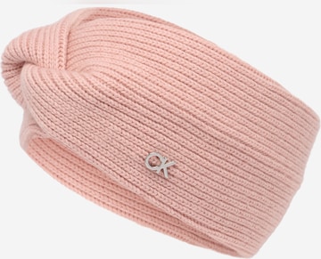 Calvin Klein Hoofdband in Roze: voorkant